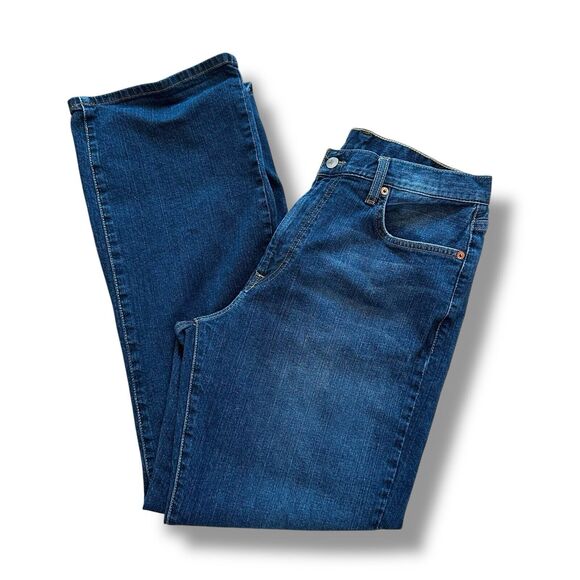 Lucky Brand Jeans Vintage Straight Bootcut Cotton Medium Dark Wash Mens Size 34 - Picture 1 of 7